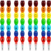 TUGHJXY 32 Pcs Stackable Pencils, Funny Stacking Pencils, Cute Rainbow