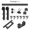 EaseLife 8 FT Sliding Barn Door Track and Handle Hardware