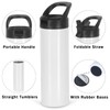 8 Pack Sublimation Tumblers Bulk, 20 OZ Skinny Straight Sublimation