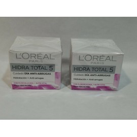 L'Oreal 2X L'Oreal Hidra Total 5 Crema Humectante Anti-Arrugas Floroglucinol+Nutri Vital