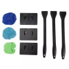 3X Window Windshield Cleaning Tool Wand Microfiber Car Wiper Cleaner