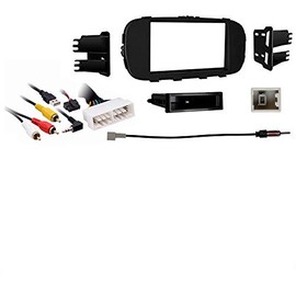 Harmony Audio HA-40KI11 Compatible with Fits Kia Soul 2017-2019 Factory Radio to Aftermarket Antenna Adapter Plug, 99-7360B Single DIN Dash Kit and 70-7307 Aftermarket Radio Stereo Install Harness