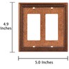 Henne Bery Raised Pearls Decorative Wall Plate Switch Plate Outlet