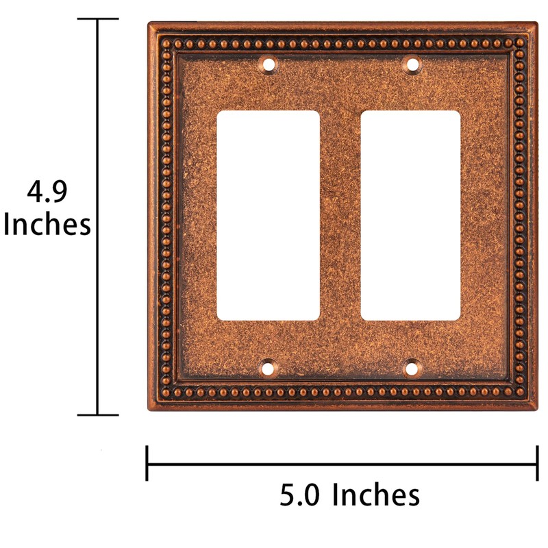 Henne Bery Raised Pearls Decorative Wall Plate Switch Plate Outlet