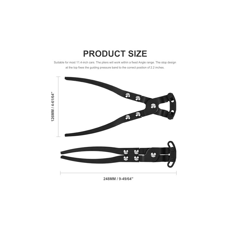 Crimping Offset Boot Clamp Plier