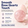 GETPUNA Pure Castor Oil Roll On with Rose Quartz Roller,