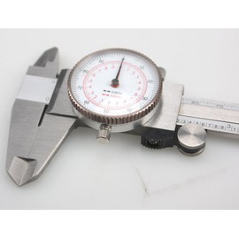 Accusize Industrial Tools 0-4 inch by 0.001 inch Precision Dial Caliper, Stainless Steel, in Fitted Box, P920-S214