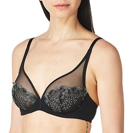 Simone Perele Women's Delice Sheer Plunge, Moonlight, 34G