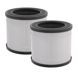 FULMINARE PU-P05 Air Purifier Replacement (2 Pack) Quiet Air Cleaner Filtering Out 99.97% 0.01 Microns, Smoke, Particles