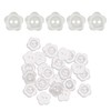 2 Hole Flower Resin Button Cardigan Resin Button Pearlescent Sewing Button Baby Resin Button,30pcs White Pearlescent Buttons,for Baby and Kids Knitting Cardigans DIY Handmade Sewing Crafting Decor