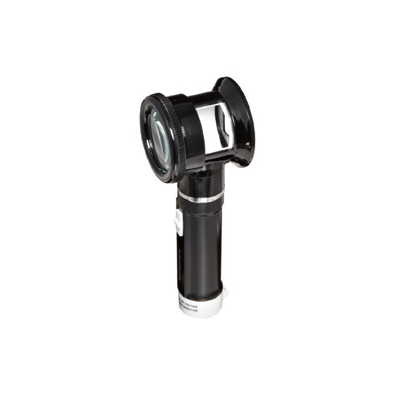 Donegan V980-5 Flashlight Magnifier with Measurement Scale Lens, 5x Magnification,