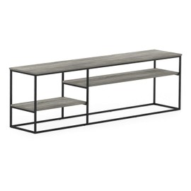 Furinno Moretti Modern Lifestyle TV Stand, French Oak Grey