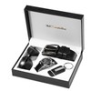 BSTcentelha Mens Gift Set,Mens Artificial Leather Watch Belt Keychain Sunglasses