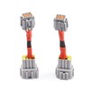2PCS Headlight Conversion Adapters Wiring Harness Compatible with Nissan 350z