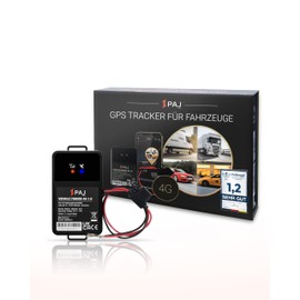 PAJ GPS Tracker Vehicle Finder 4G 1.0 - Direktanschluss an 9-75V Fahrzeugbatterie - GPS Peilsender Auto - Festanschlussortungsgerät für Fahrzeuge - Flottenmanagement für Fuhrpark - GPS Tracker Auto
