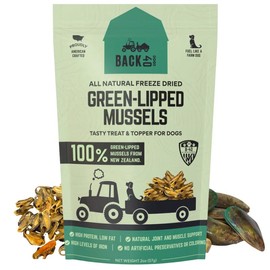 BACK 40 DOGS Freeze-Dried Green Lipped Mussels - Size: 2oz, Bundle: 3 Pack