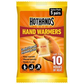 HOTHANDS Unisex's 372-3970 Hand Warmers, Clear, 5 Pairs,Transparent