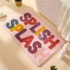 Freyamy TPR Non-Slip Bath Mat for Children, Soft Plush Microfibre