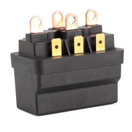 Aramox Winch Relay, Winch Solenoid Contact Relay Contactor 12V 120A Steel Universal for ATV UTV 4X4 Vehicles