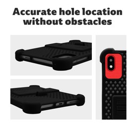 Case Cover for UJJ U6 Tablet 10.1", KONXISA Tablet Case with Premium Silicone Material, Folding Stand Fuction, Anti-Scratch, Shockproof and Full Protection Tablet Sleeve,Protective Covers, Black