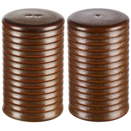 ASA Salt and Pepper Control Set, Brown, Diameter 4.1 cm, Height 6.5 cm
