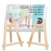 Nicheez Tabletop Wooden Canvas Stand Display Picture Frame Mini Compact