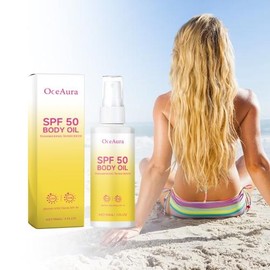 OceAura Body Oil Sunscreen, Body nourishing, water-locking, gentle moisturizing and protective body oil for skin care Body Care Comfort