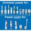 Geberit cistern seal set: jack bell seal and bass seal,