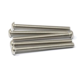 iexcell 5 Pcs M8 x 90mm Thread Pitch 1.25 mm Stainless Steel 304 Hex Socket Button Head Cap Screws Bolts Kit