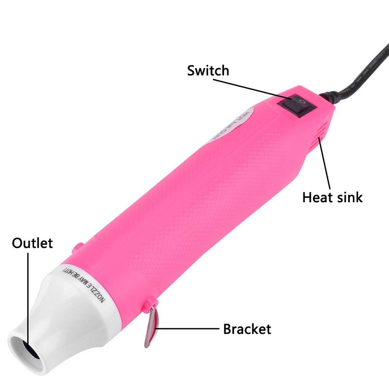 Hand Hold Mini Heat Gun Hot Air Gun Embossing Multi-Purpose