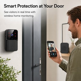 Wireless Video Doorbell for Home Security – HD WiFi Intercom Camera with IR Night View and Smart Alerts