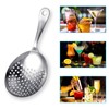 2 PCS Julep Strainer Cocktail Strainer for Drinks Stainless Steel