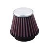 DNA Universal High Performance XV Series Round 54mm Inlet 80mm Length Air Filter PN: XVR-5400-80