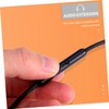 jojofuny 2pcs Wired Control Spring Audio Cable for Headphones Flexible