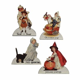 Bethany Lowe  4-Piece Trick or Treat Child Dummy Board Set  ~~ FREE SHIPPING ~~