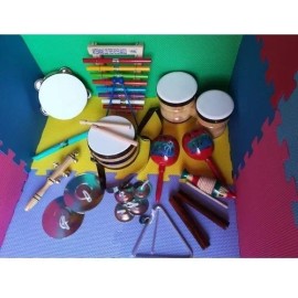 Didakta aprende jugando Kit Con 12 Instrumentos Musicales Didácticos, De Percusión