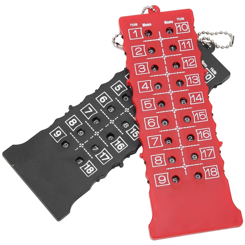 Score Counter, Pack of 2 Mini ABS 18 Hole Score