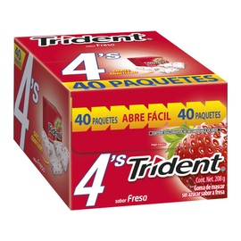 Trident 4'S Fresa, 208 Gramos