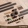 CCJH 6.6FT Sliding Barn Door Hardware Kit, Heavy Duty, Smoothly