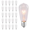 CXLHO 25Pack E17 Bulbs ST40 Replacement Incandescent Light Bulbs, 7