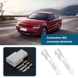 EMSea 50pcs Mini ISO Contacts Micro Timer Crimps Wiring Crimp Repair Terminals Pins Connectors Model 342800-10 for 0.5-1.5mm² Cable Cross Section