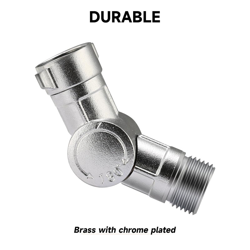 Roastove Adjustable 180° & 360° Metal Swivel Connector
