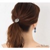 JewelVOX Hair Accessories, Nico-chan Motif Hair Rubber, Silver