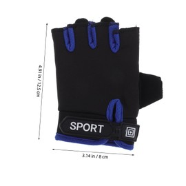 BESPORTBLE Toddler Balance Bike Gloves Anti-Slip Half Finger Gloves for Boys and Girls Bicycle Riding Outdoor Activities