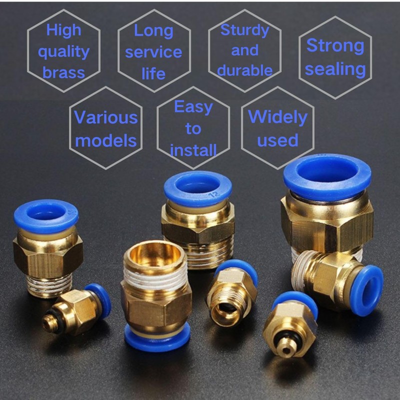 Set of 4 16 mm 1/2 inch PT Male Thread