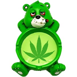 Auhafaly Gifts Alien Smoking Ashtray, 4 inches (Green)