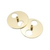 JianLing 2PCS Music Box Metal Mechanical Plate Winding Turntable Base