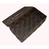 Chidori Sangyo PP Basket Tissue Case 58-75DBR Brown W10.2 x