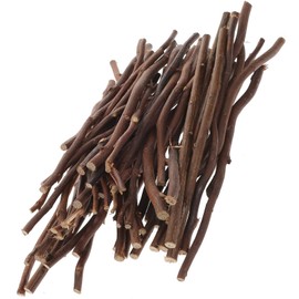 Didiseaon 50pcs DIY Wooden Sticks Craft Sticks 20cm Unfinished Natural Branches for DIY Photo Props