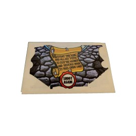 Williams Medieval Madness Lower Playfield Scroll Overlay Pinball Machine